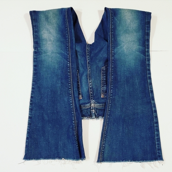 Hart Lace Up Flare Denim Size 26 - Picture 4 of 8